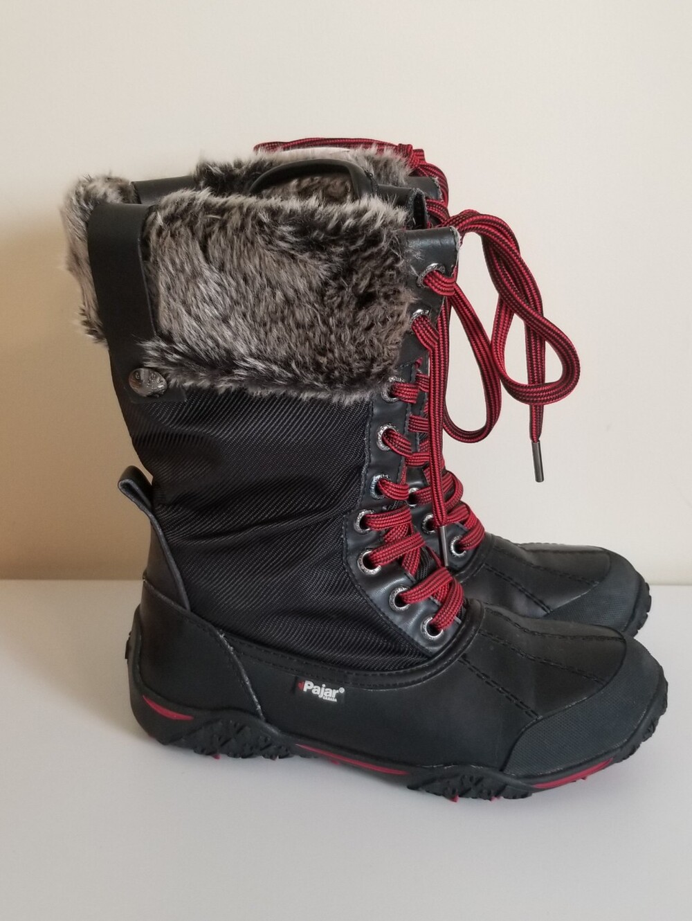 Pajar Waterproof Winter Lace-Up Boots Size 5-5.5